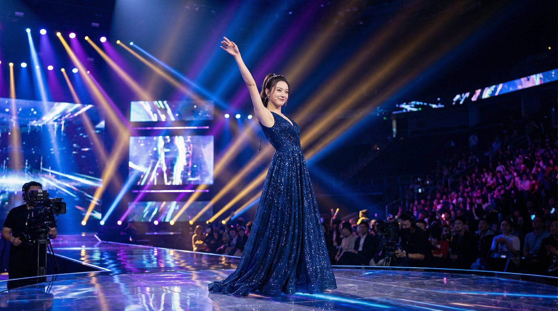 熟女人妻舞台表演